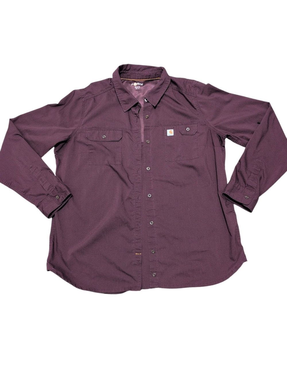 Carhartt Long Sleeve Button Down Casual Work Outdoor Top Women's XL